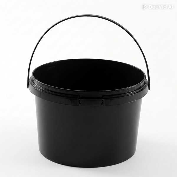 Tamper Bucket BODY 5L Black (25s)
